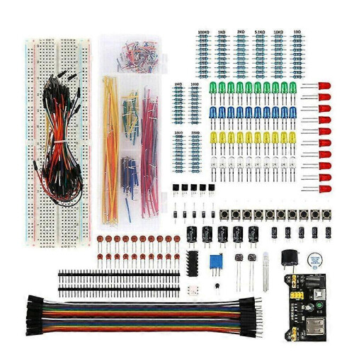 DIY Electronics Components Kit 830 Tie-point Breadboard for Ard 1