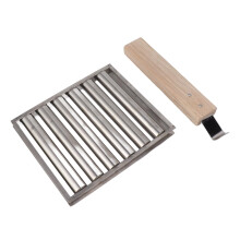 Convenient Stainless Steel Sausage Roller Rack, No Burnt Food or Sticky,