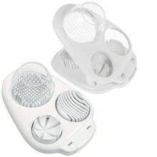 2 Pieces Multi-functional Egg Slicer Kitchen Tool for Strawberries Mushrooms Grapes & Cherry Tomatoes Ref:Azg