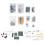 Rankomu Capacitor Resistor Kit Electronic Component Kit with PCB, LED Diode, Electrolytic Capacitor, Resistor, TransistorR3 Set 1