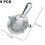 Promotional sales stainless steel cocktail strainer 6