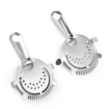 Promotional sales stainless steel cocktail strainer