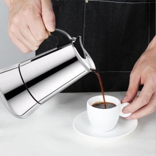 Ιταλική καφετιέρα, 12 φλιτζάνια, 600 ml, φίλτρο από ανοξείδωτο ατσάλι, εστία 1