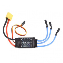 30A RC Brushless ESC Repair Parts with XT60 Plug Long Wire for RC Fixed Wing Aircraft Small Quadcopter