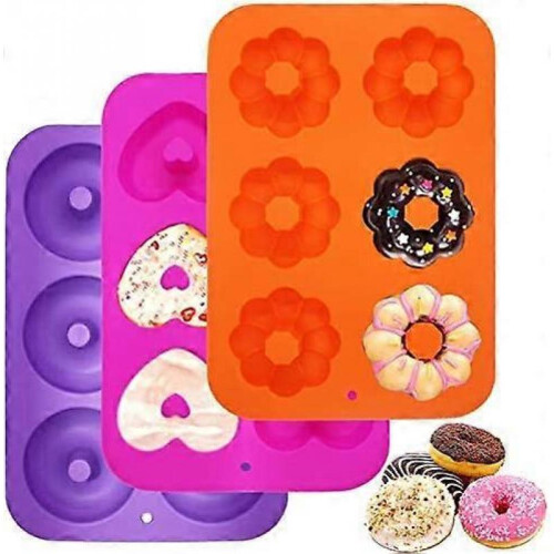 Silicone Cake Donuts Mold Silicone Molds Pastry Molds, for Cakes Biscuits Bagels Muffins