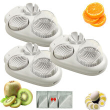 3 Pieces Stainless Steel Egg Slicer Kitchen Tool for Vegetables 3 Ref:Xil