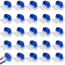 25pcs Robot Mower Cable Connectors, Resin-filled Cable Connectors for Outdoor Garden Mower Automower