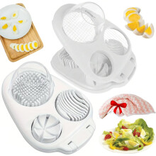 2 PCS Multi Egg Slicer for Wedger and Piercer
