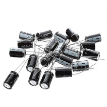 20 Pcs 1000uf 25v 105c Radial Electrolytic Capacitors 10x17mm o Uk Black