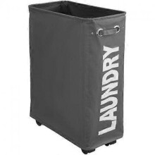 Promotional sales Narrow laundry basket on wheels - laundry basket, dirty laundry basket, laundry basket