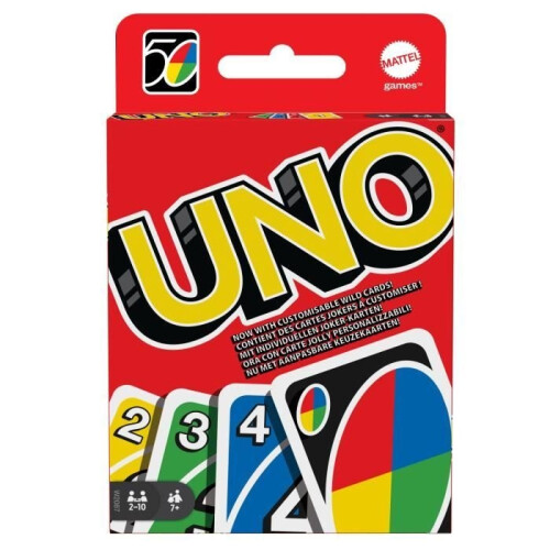 Mattel Games – Uno – Οικογενειακό παιχνίδι με κάρτες – Ηλικίες 7+ W2087