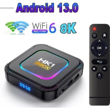 HK1 RBOX-K8 Έξυπνο IPTV Box με RGB Light, Android 13, RK3528, 4GB RAM, 32GB ROM, Πολυμέσα 8K, Netflix, YouTube