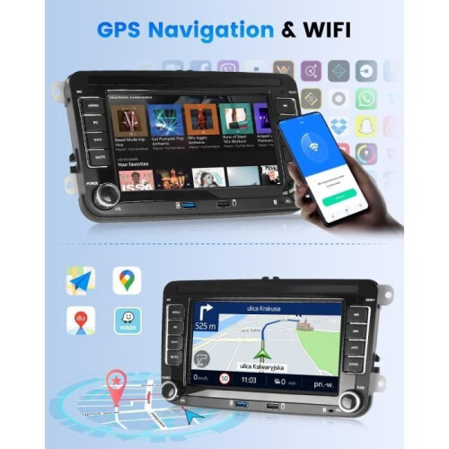 ραδιόφωνο αυτοκινήτου ιντσών - PRUMYA - CarPlay Android Auto - Bluetooth 5.1 - Διπλό Din - 60Wx4 1