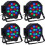 18x3W RGB LED DJ Party PAR 64 DMX LED φωτιστικά πάρτι 1