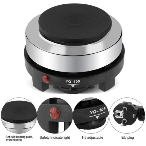 Μίνι ηλεκτρική κουζίνα – SALUTUYA – 220 V – 500 W – Φορητή – 14 x 14 x 8 cm 2