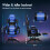 ELFORDSON ELFORDSON Gaming Office Chair Extra Large Pillow Racing Executive Blue 3