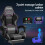 ELFORDSON ELFORDSON Gaming Office Chair Extra Large Pillow Racing Executive Grey 4