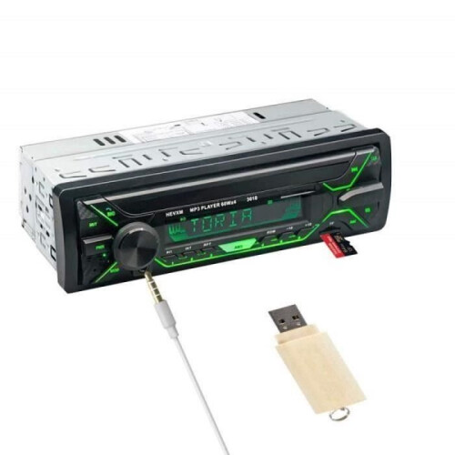 60W x 4 Bluetooth FM Στερεοφωνικό Ραδιόφωνο Αυτοκινήτου MP3 Player Υποστήριξη Hands-free USB S 2