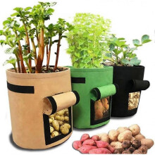 3 Pack Potato Grow Bags, Vegetable Grow Bags, Potato Planter Pot, Gardening Plant Growing