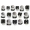 400pcs 24 Value Electrolytic Capacitor Kit 1uF-1000uF 6.3V-50V Aluminum Assorted Storage Capacitors 3