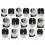 400pcs 24 Value Electrolytic Capacitor Kit 1uF-1000uF 6.3V-50V Aluminum Assorted Storage Capacitors 4