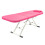 Foldable Massage Table Spa Bed,Folding Salon Reclining Chair,Pink 12