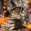 Σετ 3 κολάρα για γάτες για το Halloween, κολάρο για πάρτι Halloween με 4
