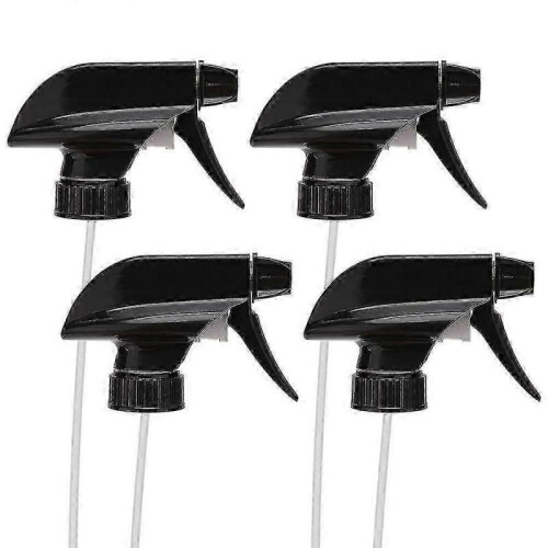 4pcs Trigger Spray Nozzle Replacement Heads for Glass & Plastic Bottles - Fro Sprayer