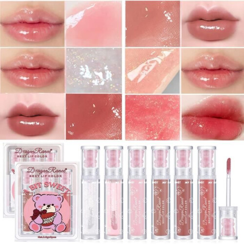 Bear Jelly Tinted Lip Gloss, Ενυδατικό Κραγιόν με Λαμπερό Λάδι Glitter Glaze, Κραγιόν 1
