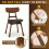 Συσκευασία με 24 σιωπηλά προστατευτικά από τσόχα για καρέκλες, τραπέζια και έπιπλα 4