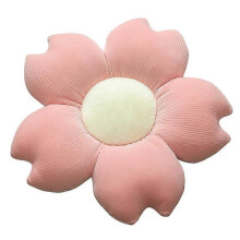 Cute Flower Floor Pillow Indie Room Decor Cotton Throw Pillow Petal Cushion