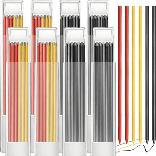 Μύτες ξυλουργού σε συσκευασία 48 τεμαχίων, 2,8 mm, γραφίτης HB