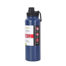 (1000ml, Blue) 304 Stainless Steel Insulated Water Cup Handheld Large Capacity Outdoor Sports Kettle Vacuum Water Bottle