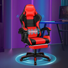 (Elite - Black & Red) ELFORDSON Gaming Office Chair Extra Large Pillow