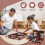 Backgammon Set 2 players, Classic Board Games with Leather Case 3
