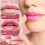 Συσκευασία 2 ροζ ορού περιποίησης χειλιών, lip gloss που αλλάζει χρώμα, lip oil 4