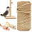 Σχοινί σιζάλ για στύλο ξυσίματος, σχοινί ξυσίματος γάτας 6 mm x 50 m, ανταλλακτικό 2