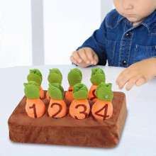 Carrot Plush Stuffed Toy Radishes Carrot Plush Toy for Subtraction, plush toy, stuffed toy