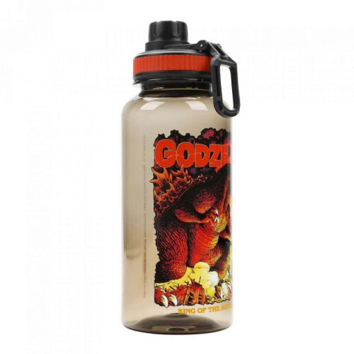 Godzilla Poster Art 32 oz. Flip Top Water Bottle 1