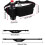 Belt Bag with Water Bottle Holder, Adjustable Waterproof Hydration Belt for Hiking, Running, black 4