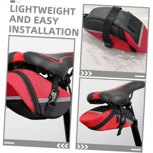 Bicycle Seat Bag Bicycle Saddle Rear Bag Large Capacity WaterRepellent Material 1