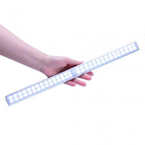 40cm LED Unterbauleuchte Schrankbeleuchtung mit Bewegungssensor USB Aufladbare Lichtleiste, Wei 1