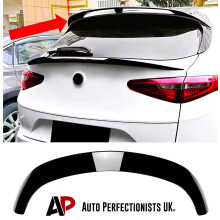 For Alfa Romeo Stelvio Rear Roof Spoiler Lip Wing Body Kit 2017+
