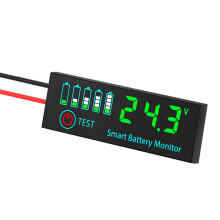 (1) DC digital meter voltage and power display panel - green