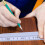 (1) 1m 10% Folding Metal Rivet Plastic Folding Ruler Silkscreen Printed - Black 9