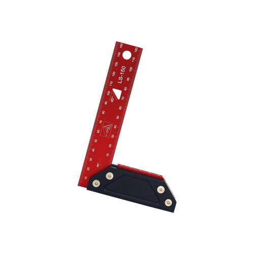 (1) Heavy Duty Wide Base Carpenter's L Ruler - 150mm 2