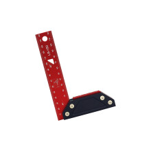 (1) Heavy Duty Wide Base Carpenter's L Ruler - 150mm