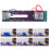 (1 set) Four-wire battery test stand 20A cylindrical test stand battery fixture 2