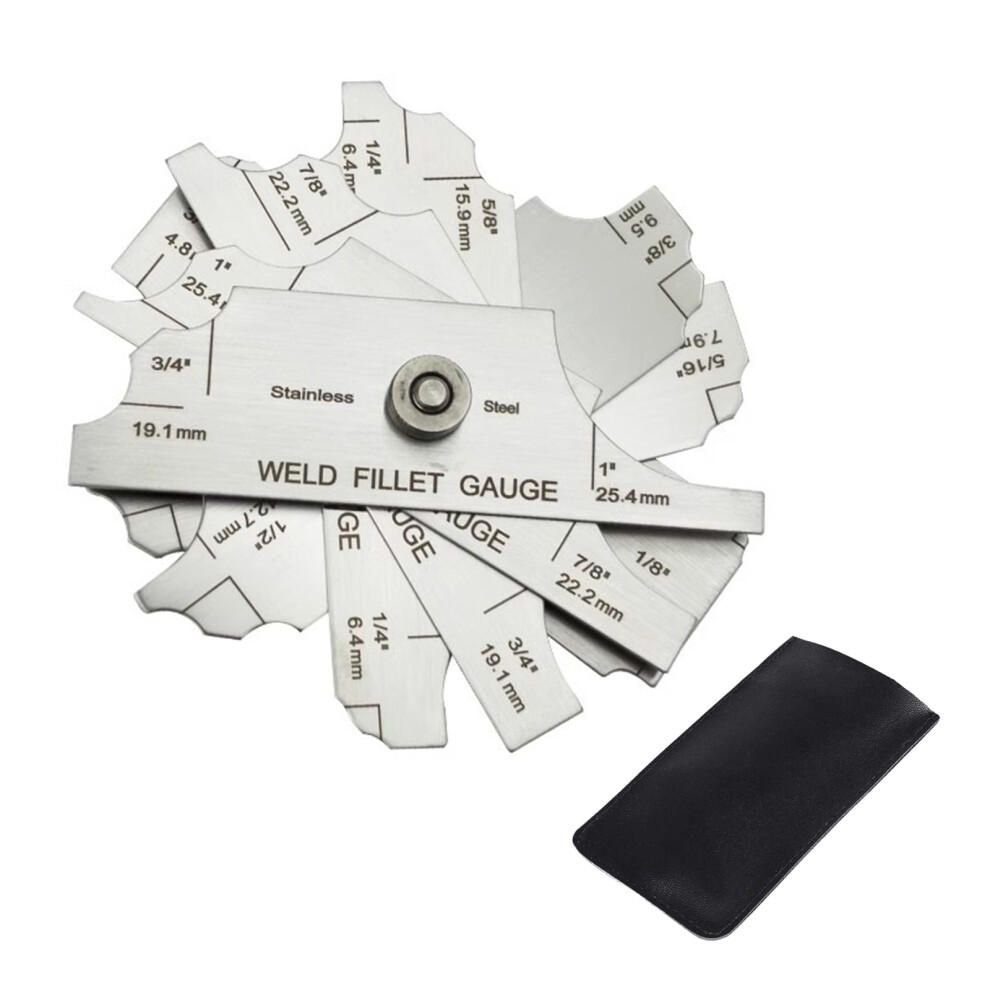 (1) Welding Inspection Ruler, Weld Gauge, Metric And Imperial 7754770380093