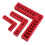 (1 set) 90 degree right angle bracket - 3 sizes 5